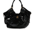 Louis Vuitton Louis Vuitton Black Patent Mahina Surya XL Hobo