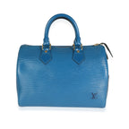 Louis Vuitton Louis Vuitton Vintage Toledo Blue Epi Leather Speedy 25