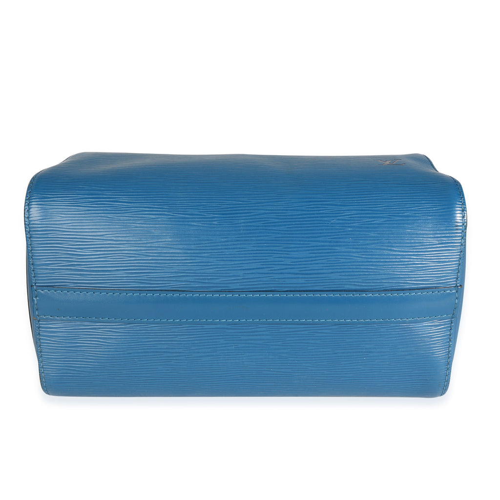 Louis Vuitton Louis Vuitton Vintage Toledo Blue Epi Leather Speedy 25