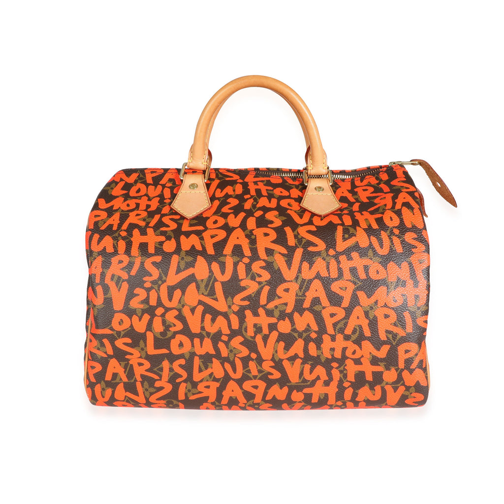 Louis Vuitton Louis Vuitton x Stephen Sprouse Orange Graffiti Monogram Canvas Speedy 30