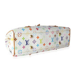 Louis Vuitton Louis Vuitton x Takashi Murakami White Monogram Multicolore Aurelia Tote MM