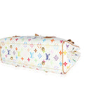 Louis Vuitton Louis Vuitton x Takashi Murakami White Monogram Multicolore Aurelia Tote MM