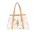 Louis Vuitton Louis Vuitton x Takashi Murakami White Monogram Multicolore Aurelia Tote MM
