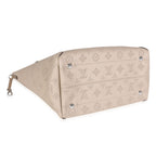 Louis Vuitton Louis Vuitton Galet Gray Mahina Leather Hina MM