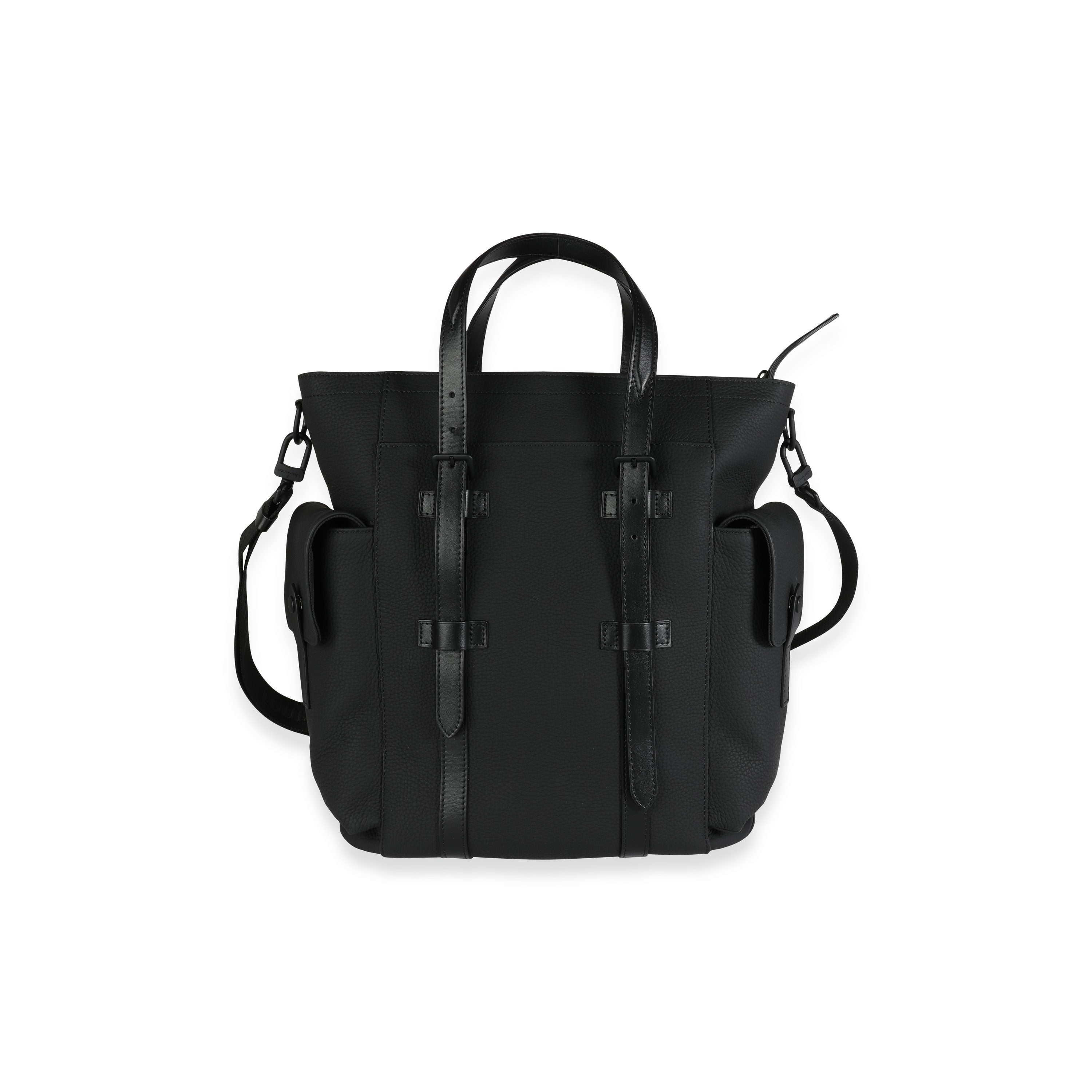 Louis Vuitton Louis Vuitton Black Taurillon Leather Christopher Tote