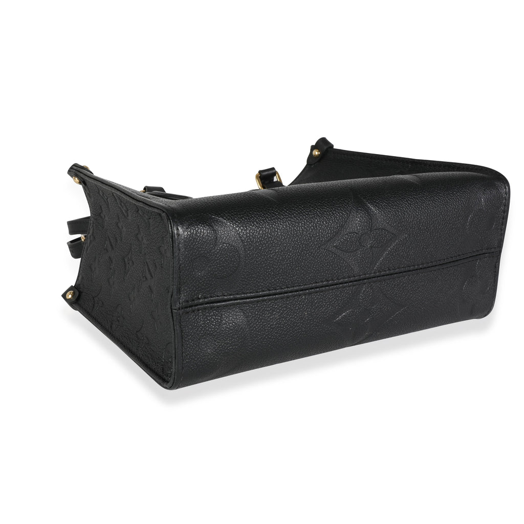Louis Vuitton Louis Vuitton Black Giant Monogram Empreinte Leather Onthego PM