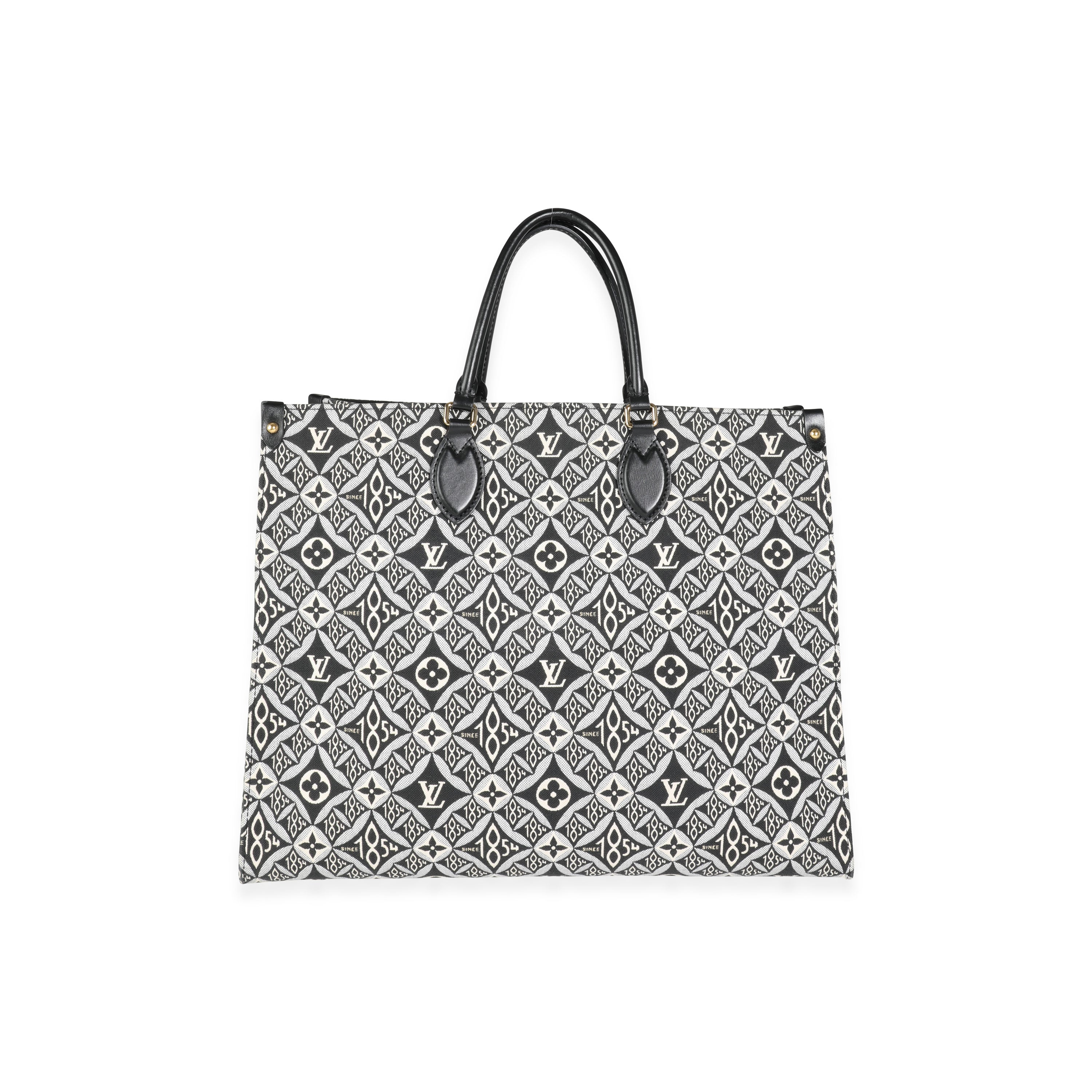 Louis Vuitton Louis Vuitton Black Jacquard Since 1854 Onthego GM