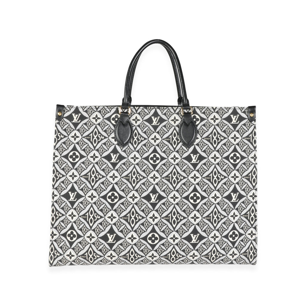 Louis Vuitton Louis Vuitton Black Jacquard Since 1854 Onthego GM