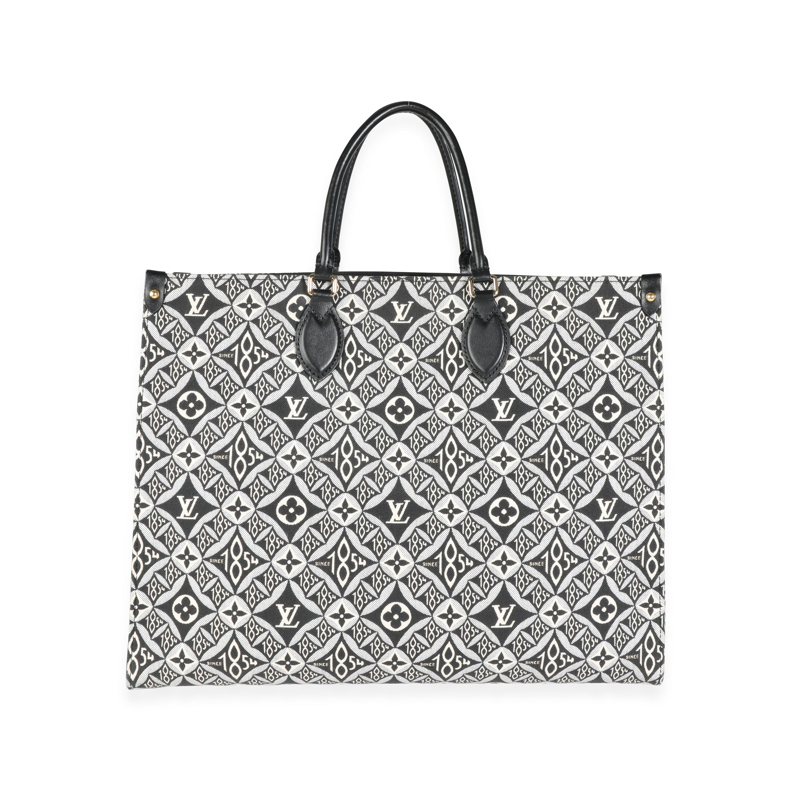 Louis Vuitton Louis Vuitton Black Jacquard Since 1854 Onthego GM