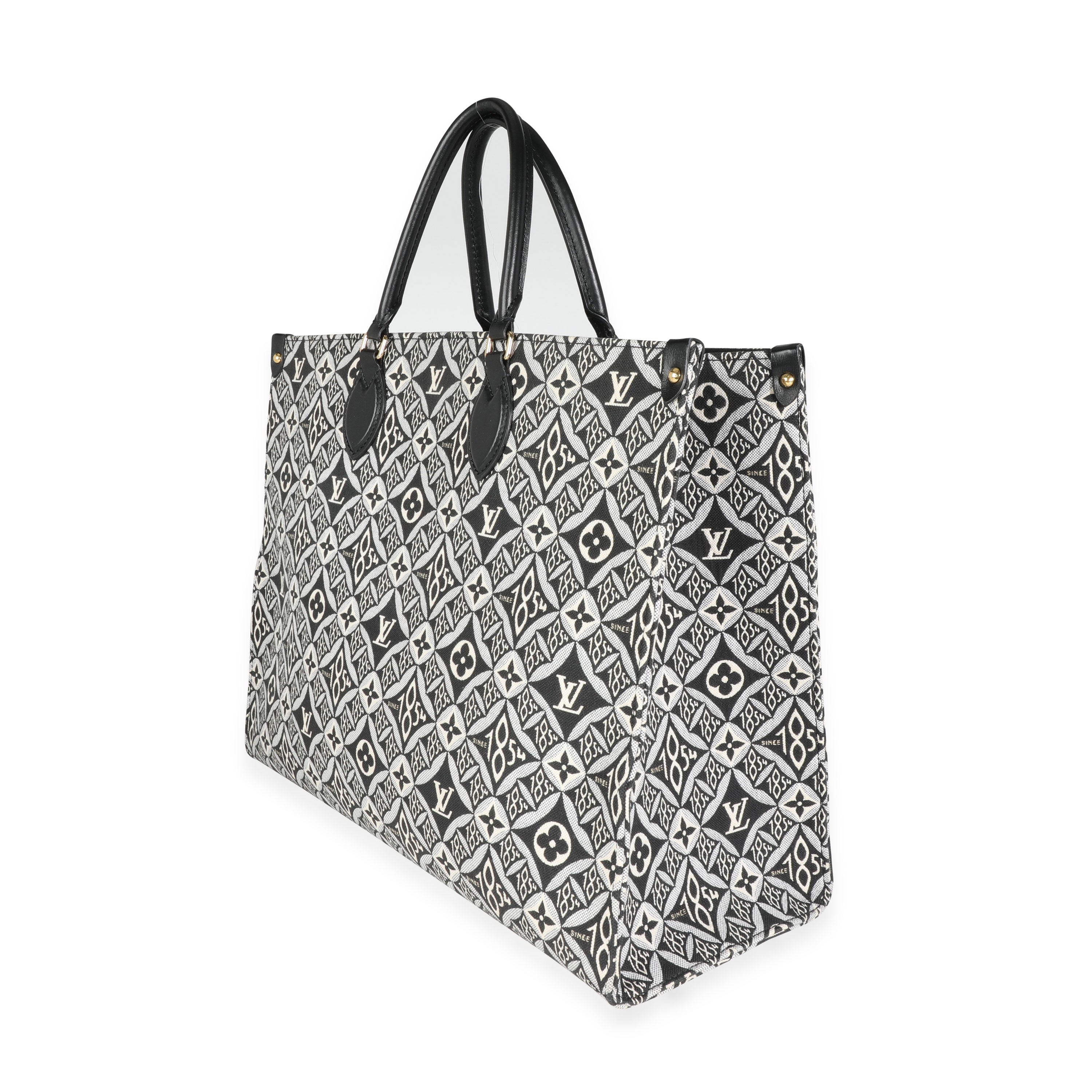 Louis Vuitton Louis Vuitton Black Jacquard Since 1854 Onthego GM