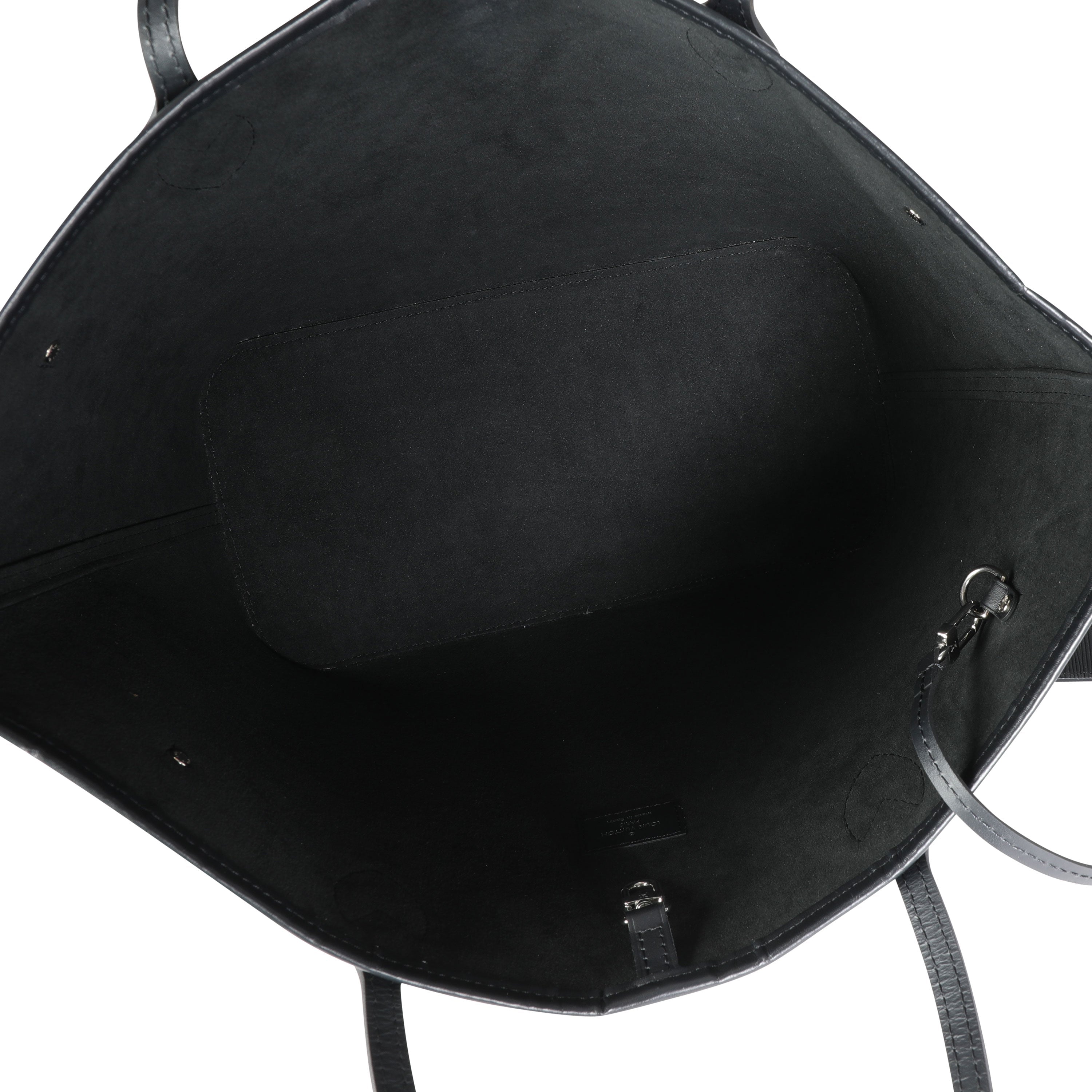 Louis Vuitton Louis Vuitton Black Epi Leather Neverfull MM