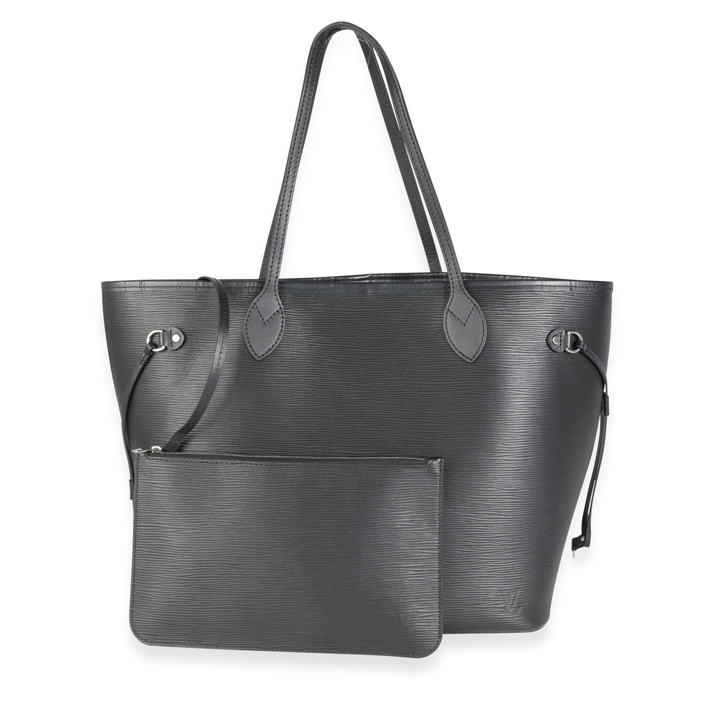 Louis Vuitton Louis Vuitton Black Epi Leather Neverfull MM