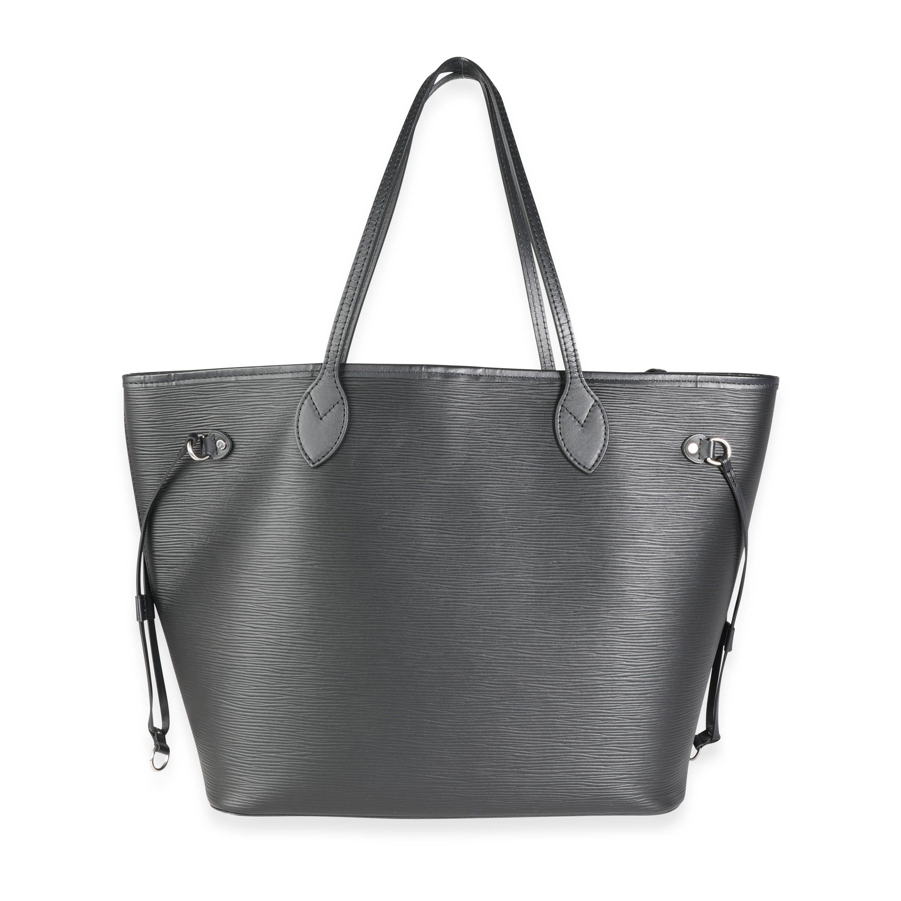 Louis Vuitton Louis Vuitton Black Epi Leather Neverfull MM