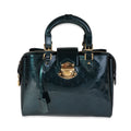 Louis Vuitton Louis Vuitton Bleu Nuit Monogram Vernis Melrose Avenue