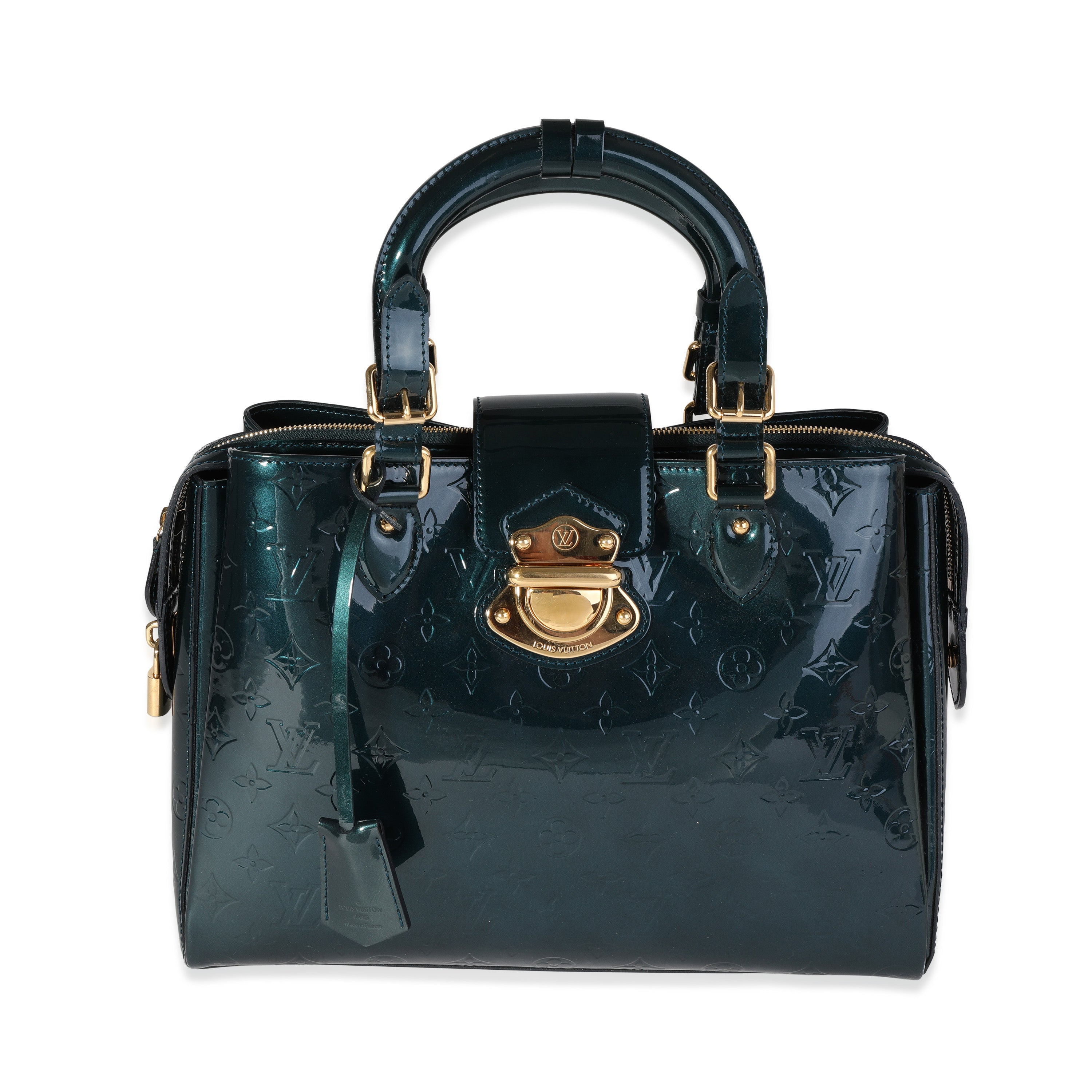 Louis Vuitton Louis Vuitton Bleu Nuit Monogram Vernis Melrose Avenue