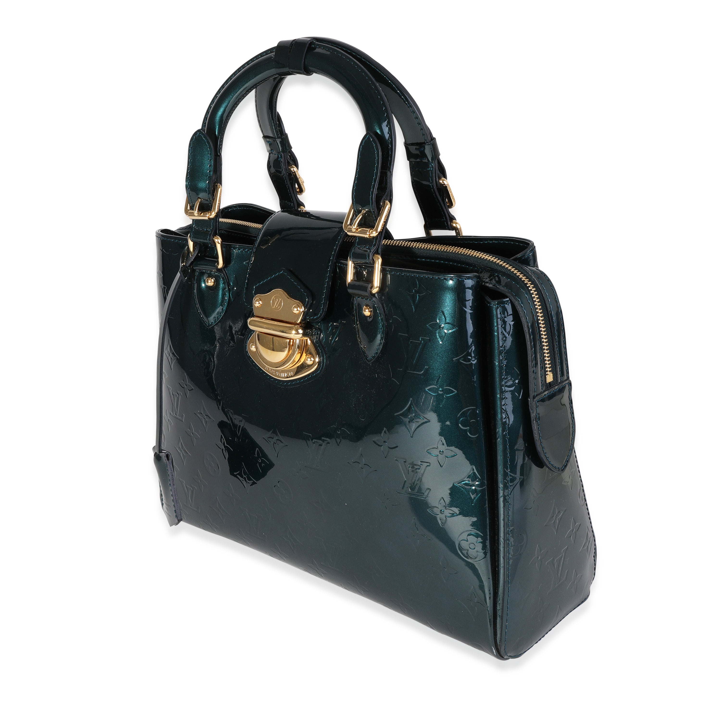 Louis Vuitton Louis Vuitton Bleu Nuit Monogram Vernis Melrose Avenue