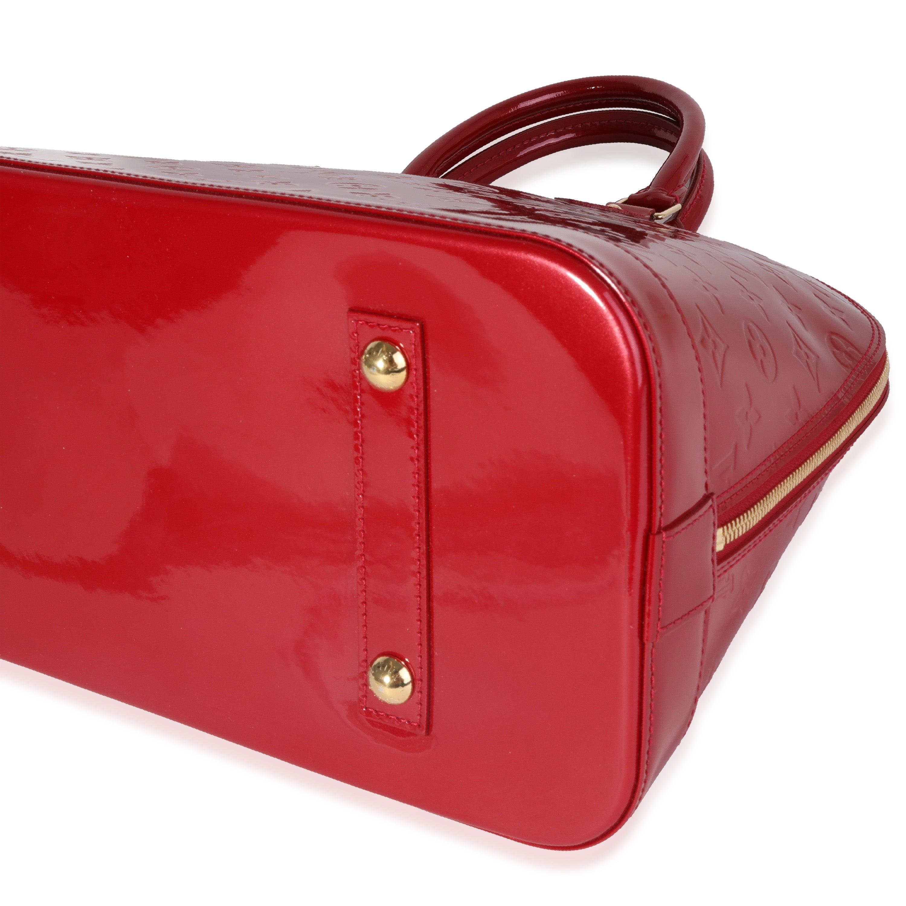 Louis Vuitton Red Monogram Vernis Alma GM