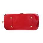 Louis Vuitton Red Monogram Vernis Alma GM