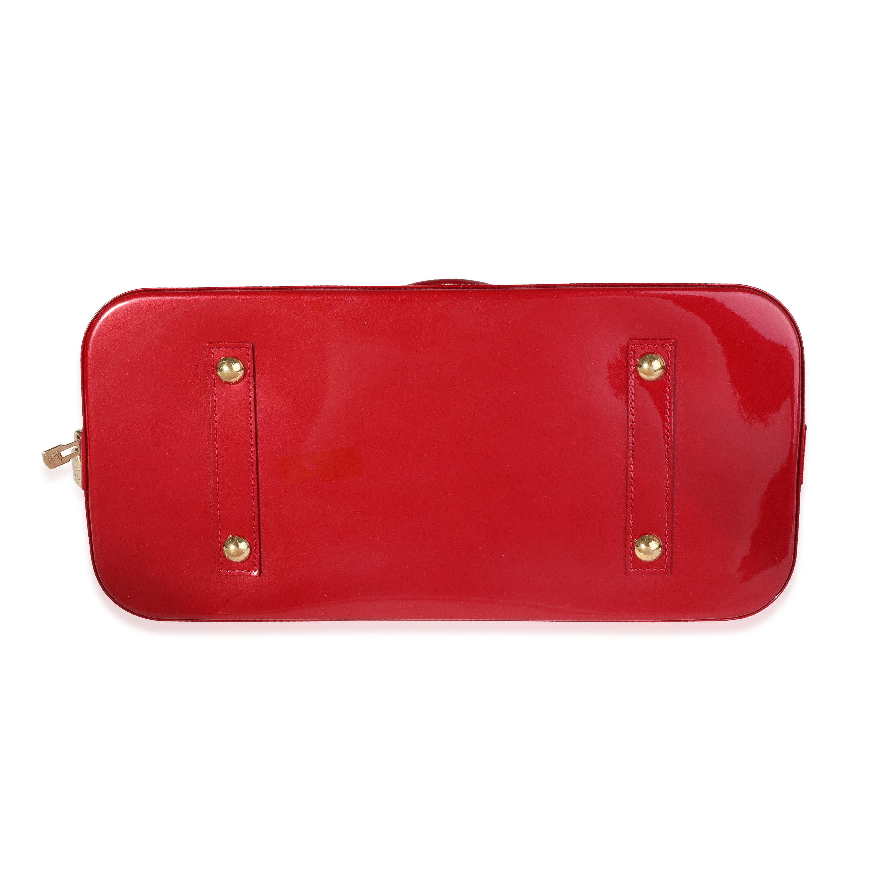 Louis Vuitton Red Monogram Vernis Alma GM