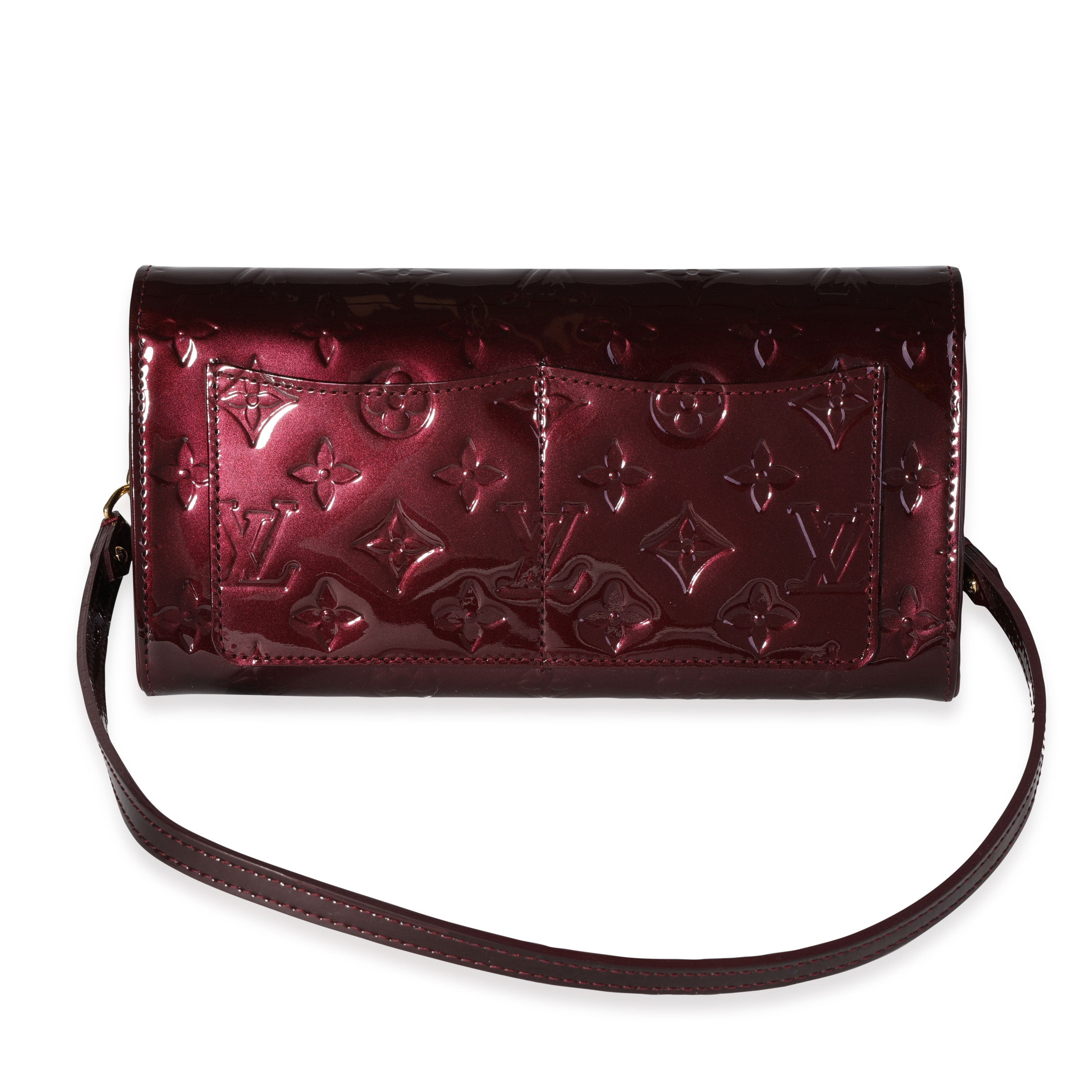Louis Vuitton Louis Vuitton Amarante Monogram Vernis Rossmore MM Clutch