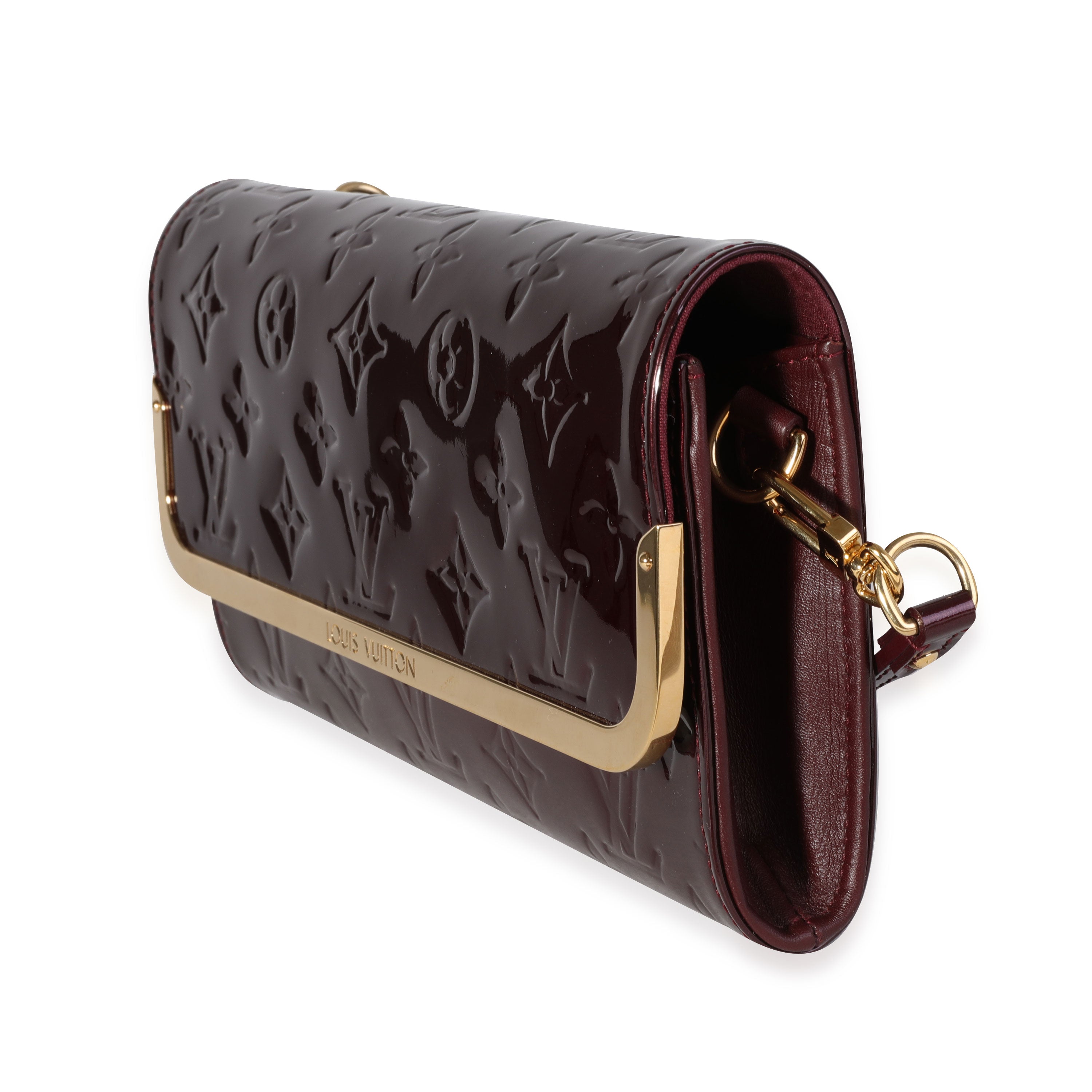 Louis Vuitton Louis Vuitton Amarante Monogram Vernis Rossmore MM Clutch
