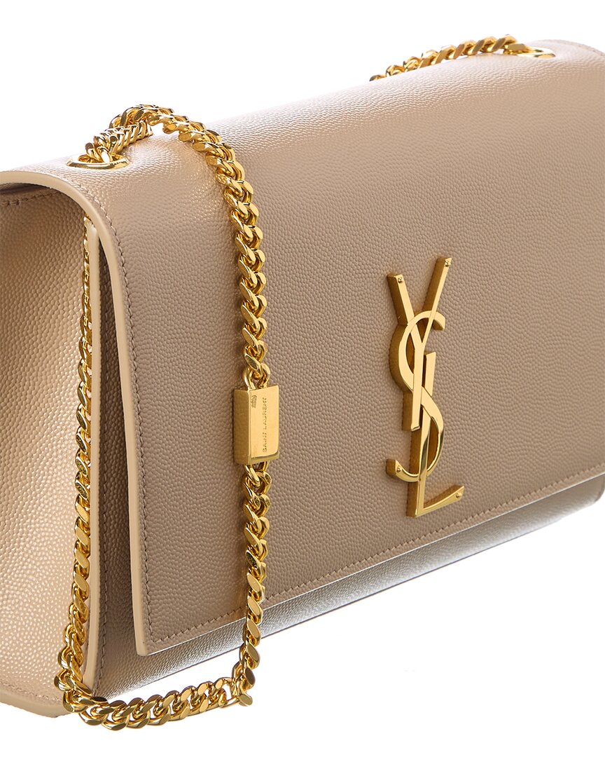 Saint Laurent Kate Monogram Medium Leather Shoulder Bag