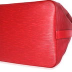 Louis Vuitton Louis Vuitton Red Epi Leather Petit Noé Bag