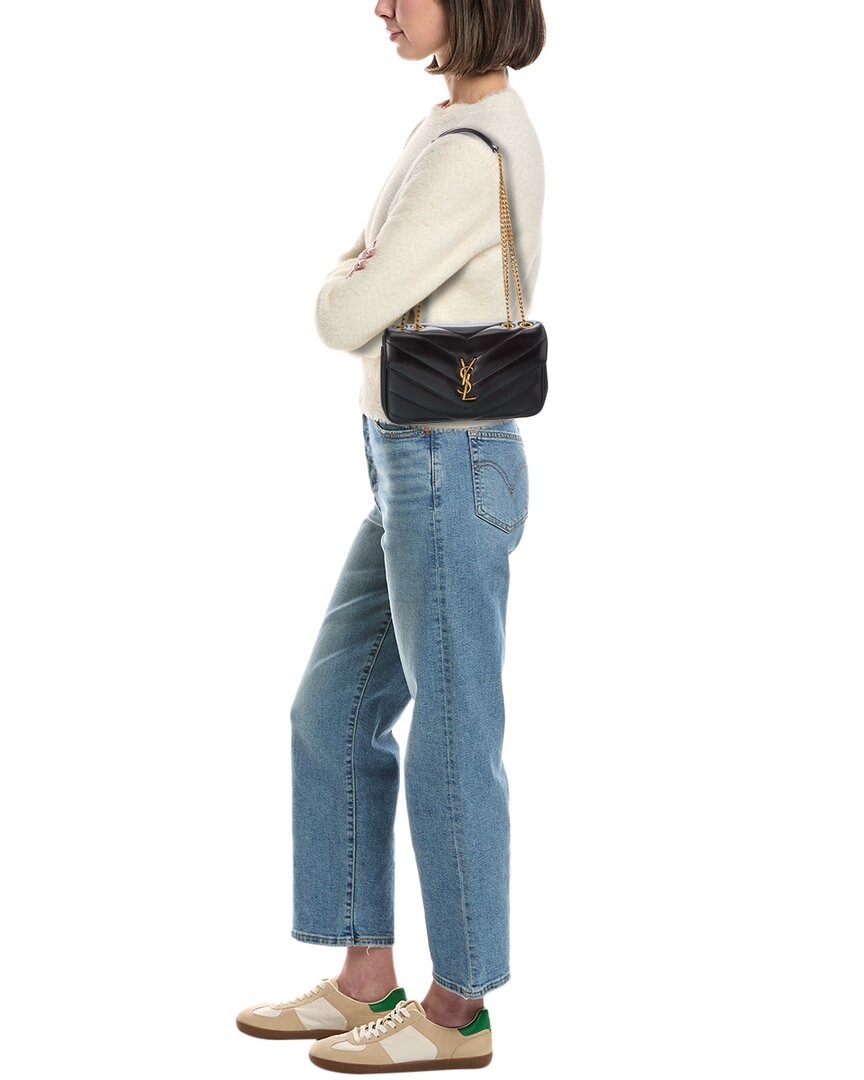 Saint Laurent Loulou Small Leather Shoulder Bag