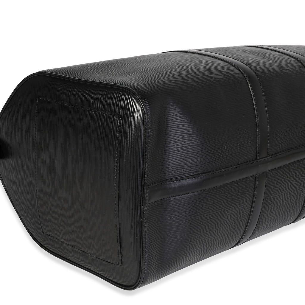 Louis Vuitton Black Epi Leather Keepall 50