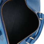 Louis Vuitton Louis Vuitton Toledo Blue Epi Leather Speedy 25