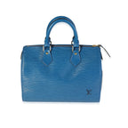 Louis Vuitton Louis Vuitton Toledo Blue Epi Leather Speedy 25