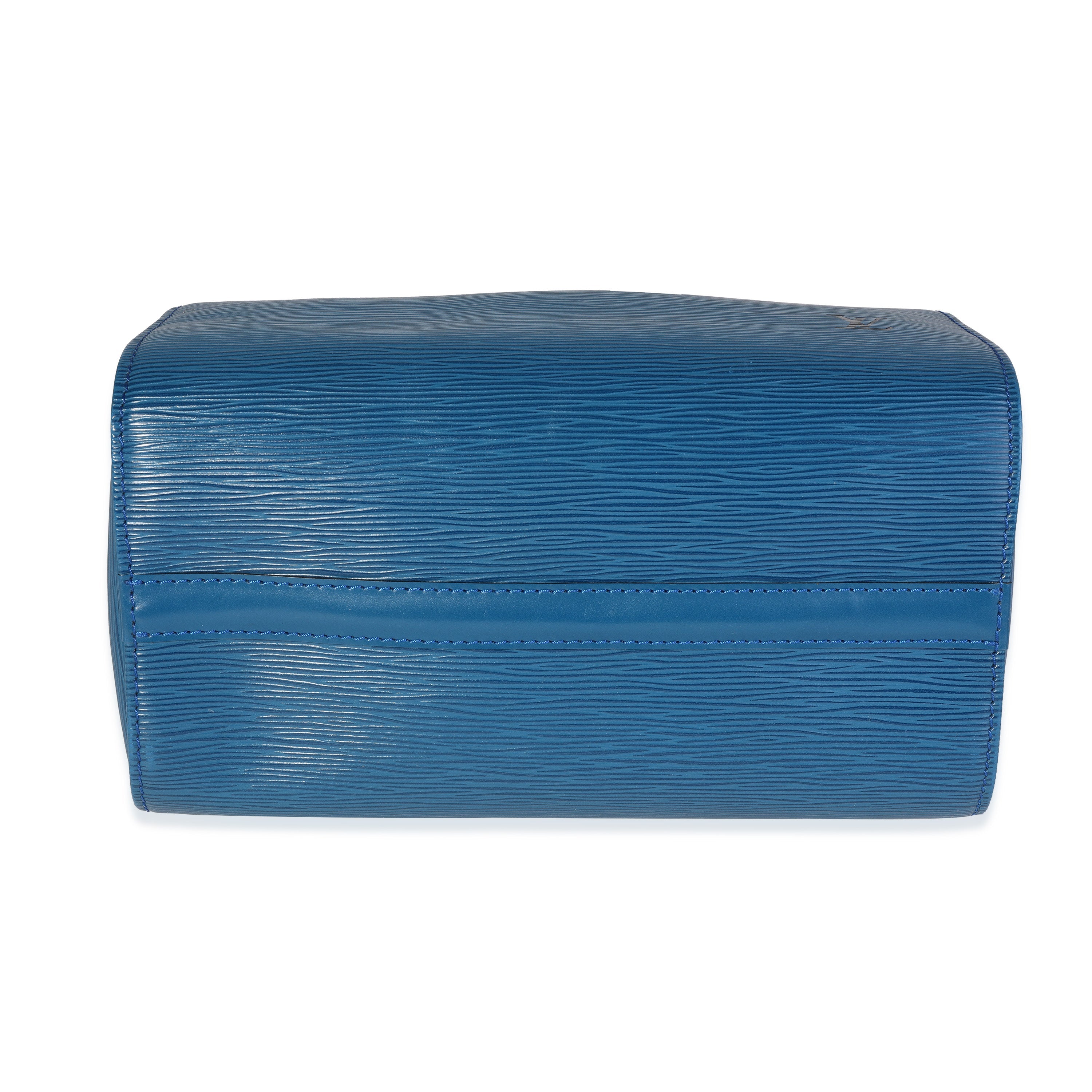 Louis Vuitton Louis Vuitton Toledo Blue Epi Leather Speedy 25