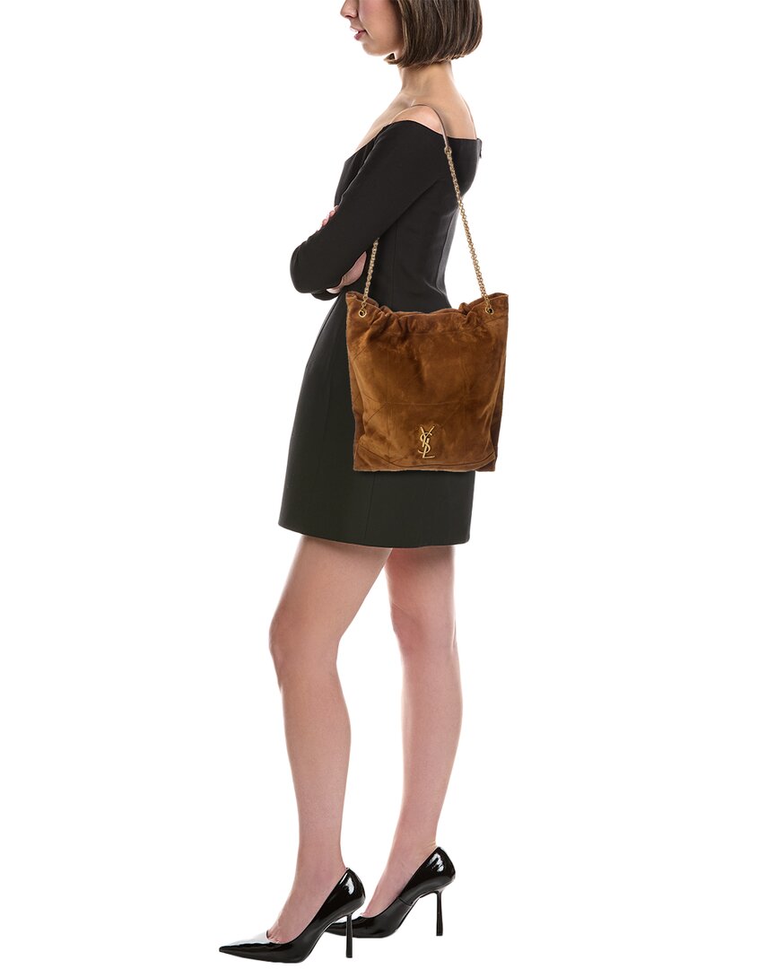 Saint Laurent Jamie 4.3 Pochon Suede Shoulder Bag