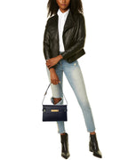 Saint Laurent Manhattan Small Leather Shoulder Bag