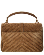 Saint Laurent College Medium Suede Shoulder Bag
