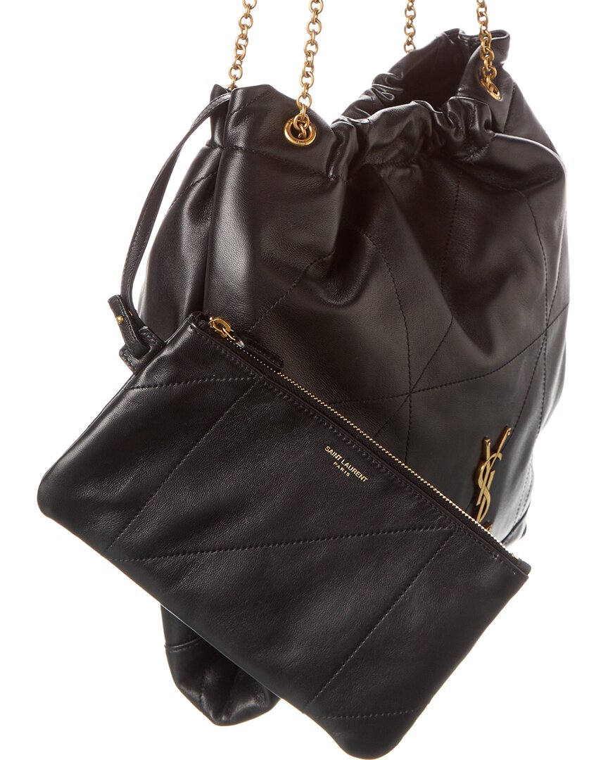 Saint Laurent Jamie 4.3 Pochon Leather Bucket Bag
