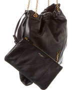 Saint Laurent Jamie 4.3 Pochon Leather Bucket Bag
