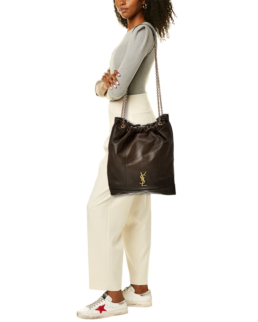 Saint Laurent Jamie 4.3 Pochon Leather Shoulder Bag