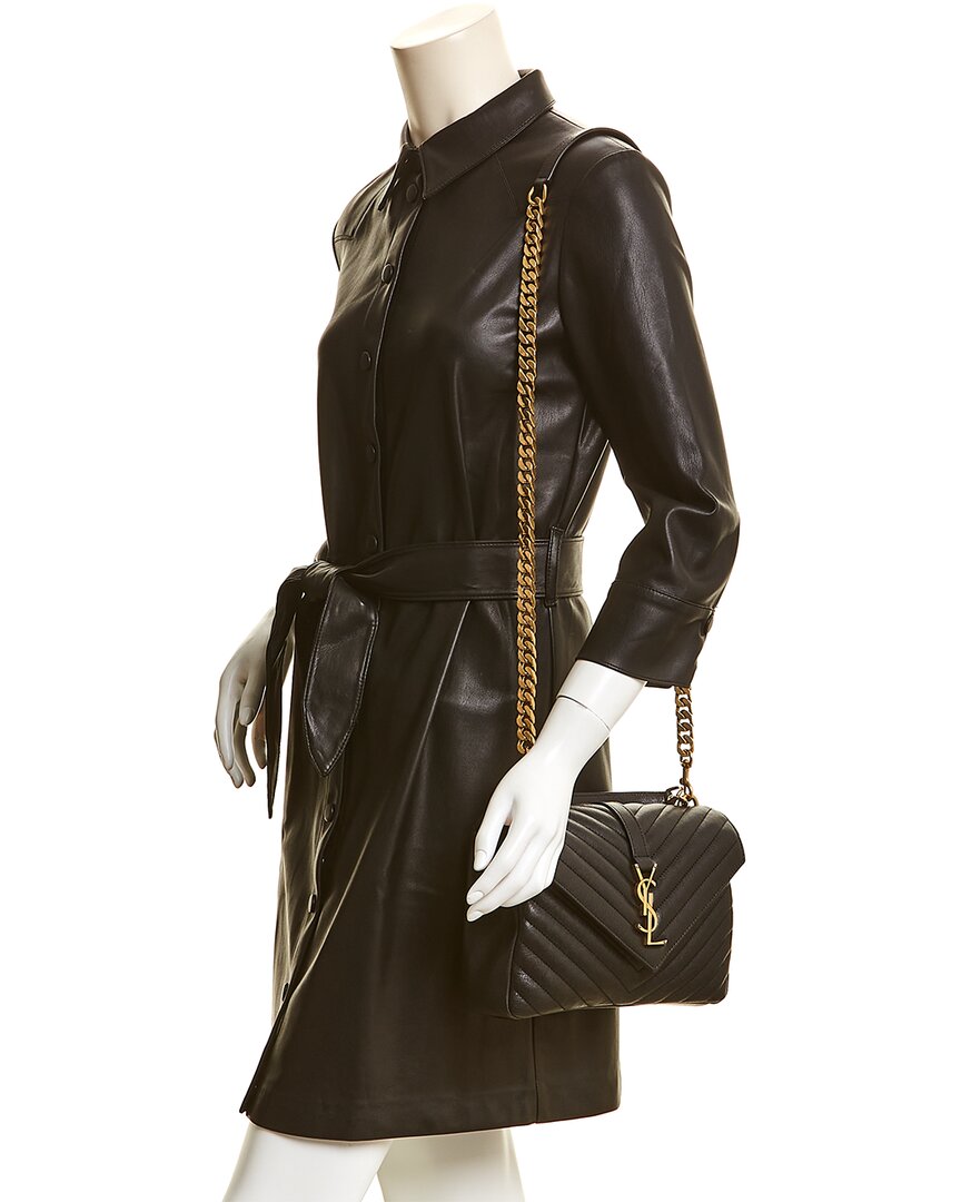 Saint Laurent College Medium Leather Shoulder Bag