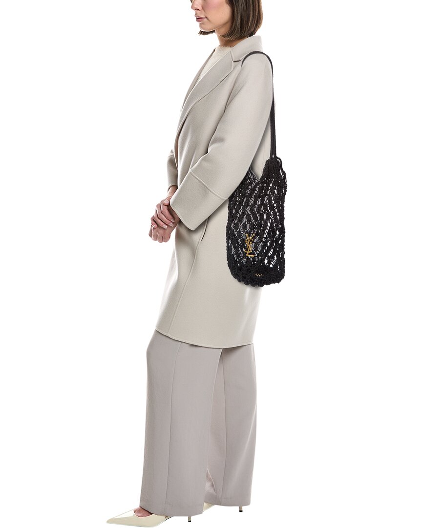 Saint Laurent Cassandre Large Crochet Tote