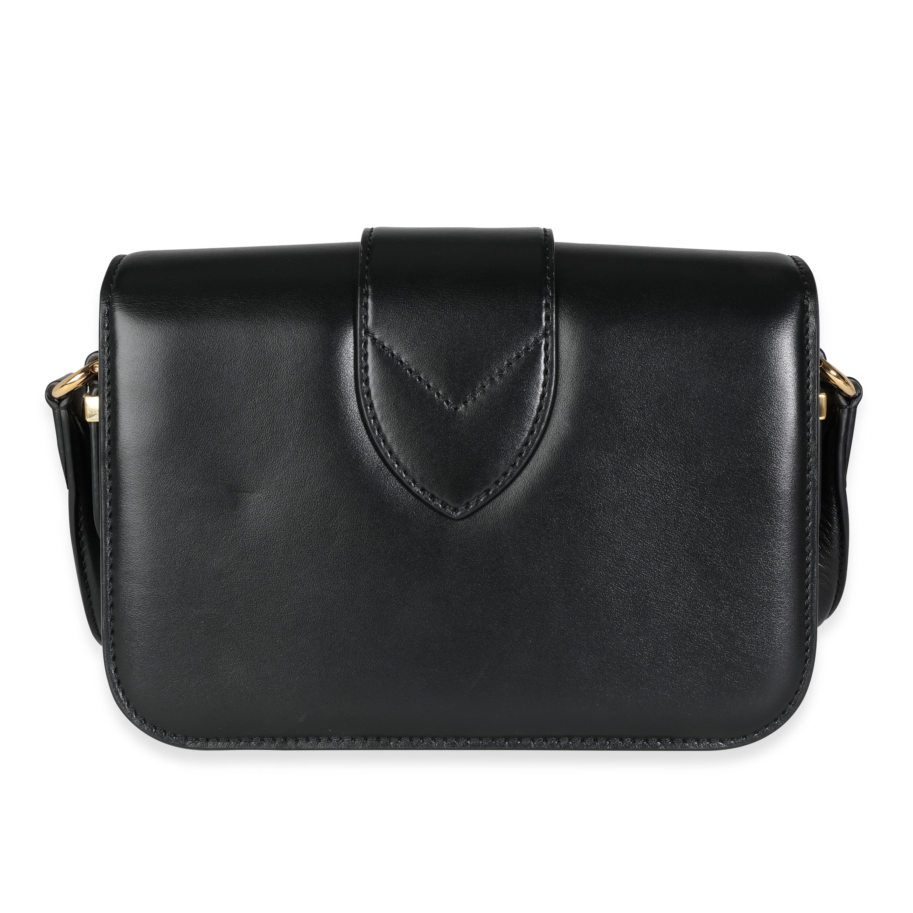Louis Vuitton Louis Vuitton Black Smooth Calfskin LV Pont 9