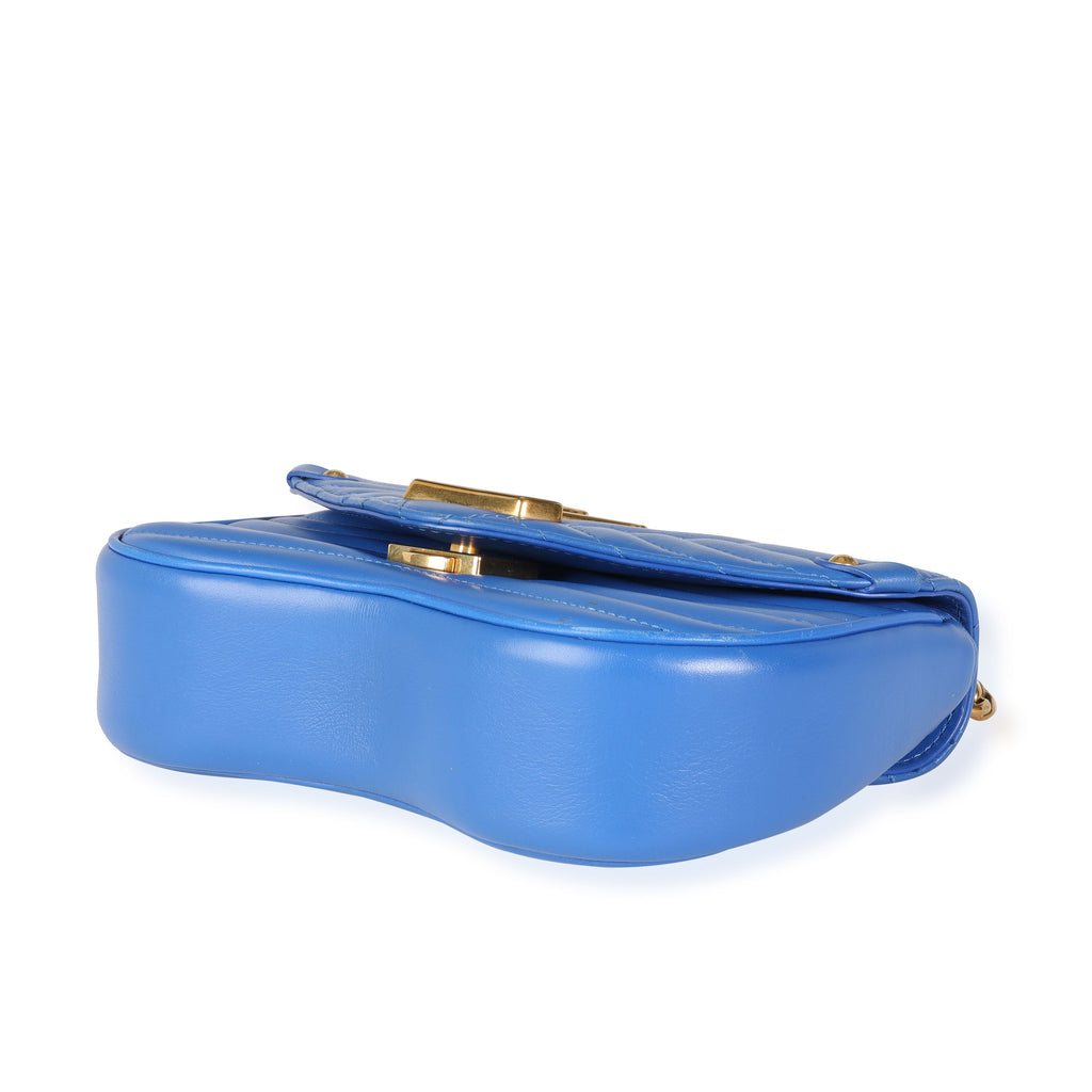 Louis Vuitton Louis Vuitton Blue Neon Leather New Wave Chain Bag PM