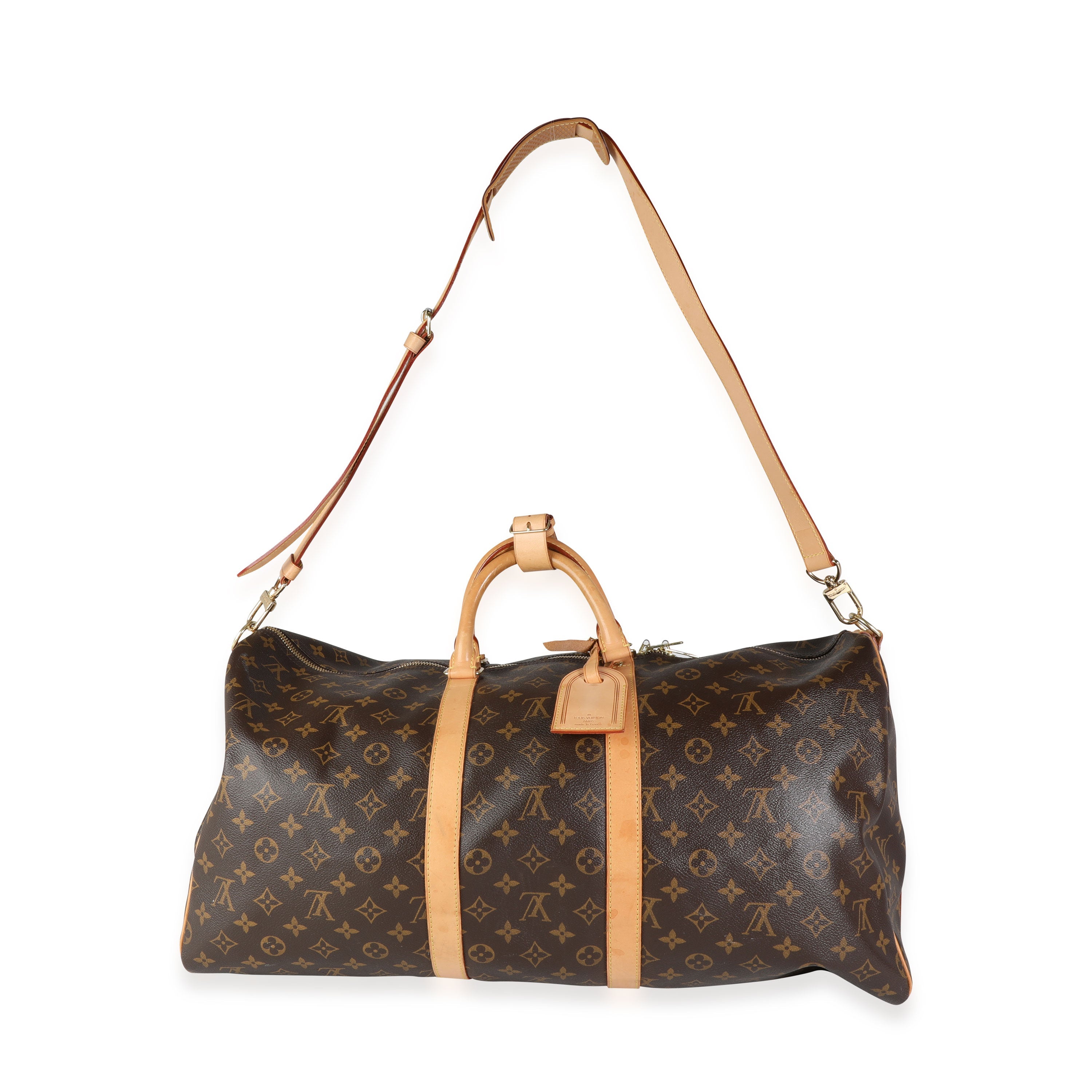 Louis Vuitton Louis Vuitton Monogram Canvas Keepall Bandoulière 55