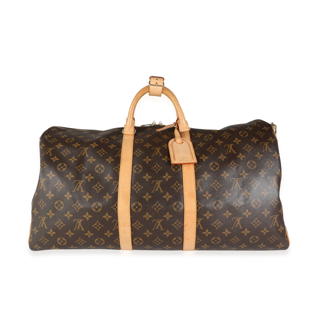 Louis Vuitton Louis Vuitton Monogram Canvas Keepall Bandoulière 55
