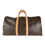 Louis Vuitton Louis Vuitton Monogram Canvas Keepall Bandoulière 55