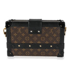 Louis Vuitton Louis Vuitton Monogram Canvas & Black Calfskin Petite Malle