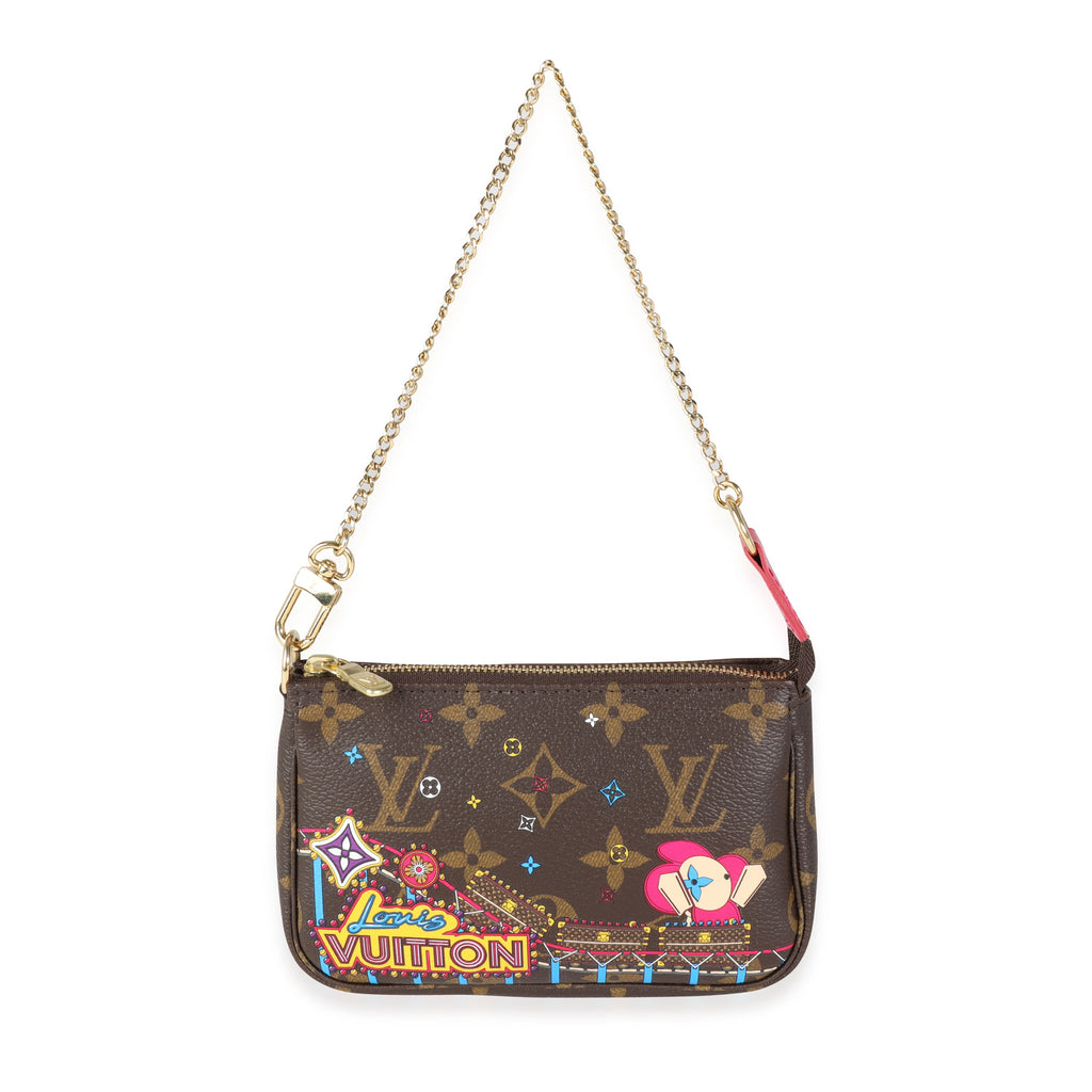 Louis Vuitton Louis Vuitton Christmas Animation Monogram Canvas Mini Pochette Accessoires