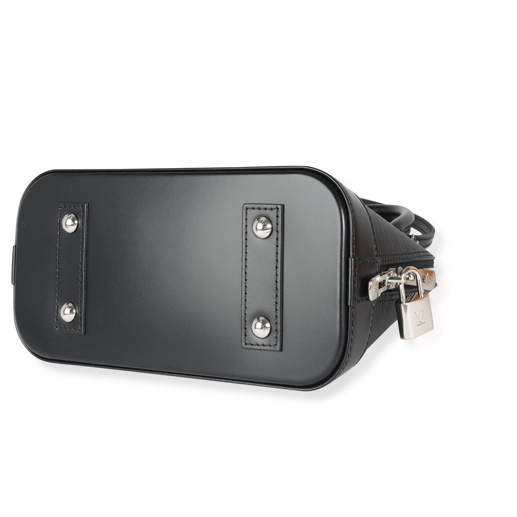 Louis Vuitton Louis Vuitton Noir Epi Leather Alma BB