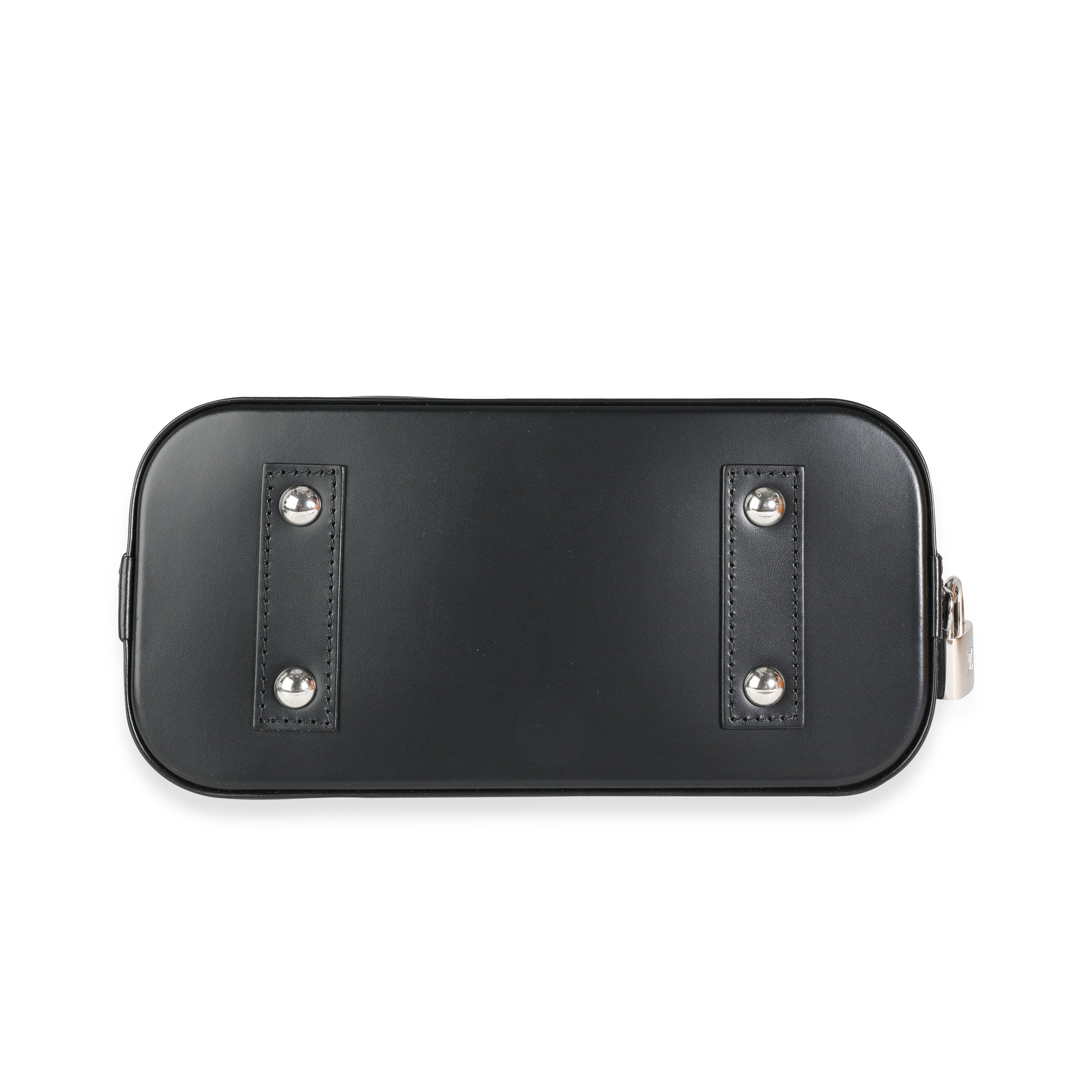 Louis Vuitton Louis Vuitton Noir Epi Leather Alma BB