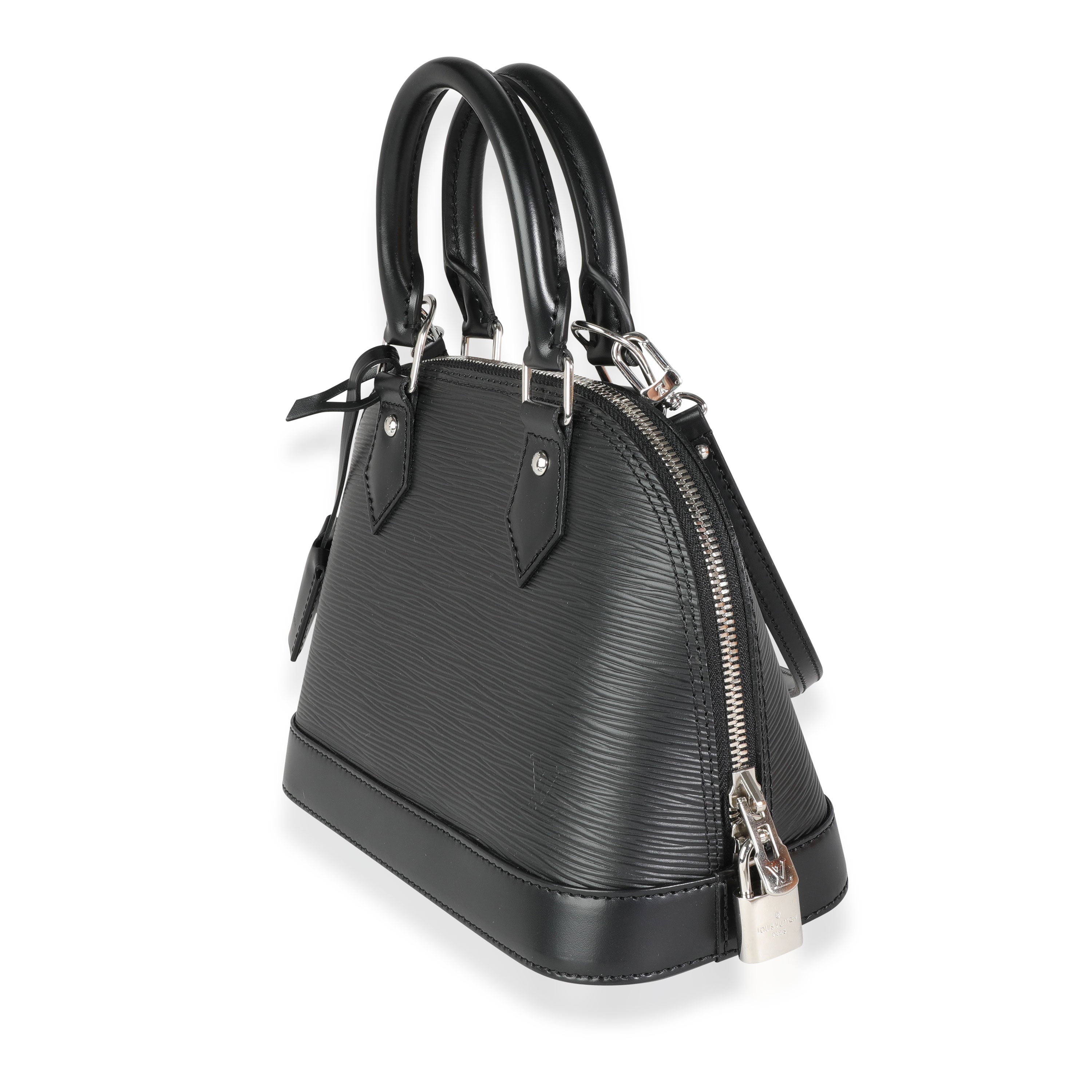 Louis Vuitton Louis Vuitton Noir Epi Leather Alma BB